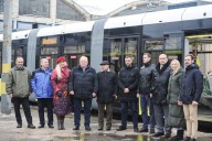 Львів отримав перший п’ятисекційний трамвай «Електрон» з десяти замовлених Львовом